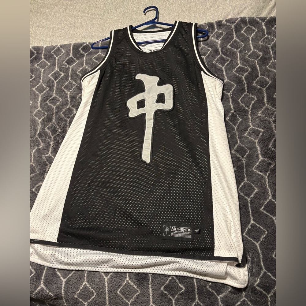 Black and White Men's Jersey